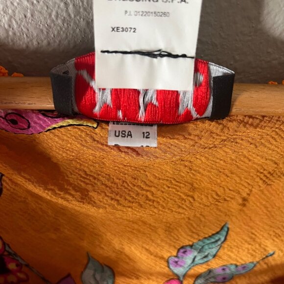 Rare‎ Gai Mattiolo Crochet Cardigan Size 12 Bold Color Y2K Boho Designer Italy - Picture 4 of 4